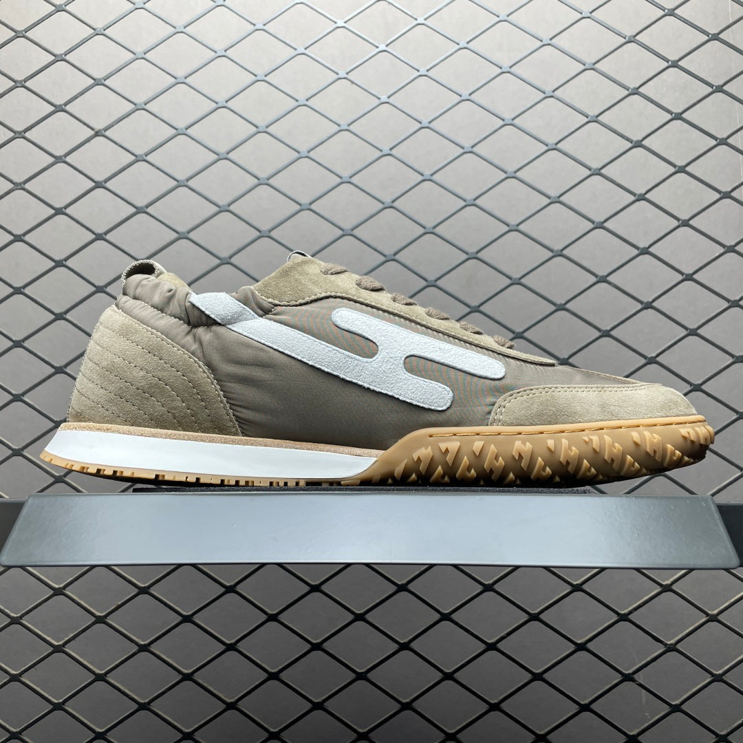Hermes Jet German Army Trainers Army Green